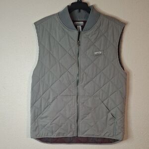 Ocean + Coast Men's Gray Quilted Vest size large